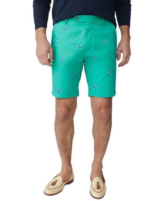 J.McLaughlin Green Tennis Racket Oliver Short for men
