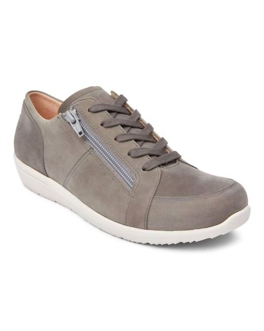 Vionic Gray Lace-Up Waterproof Sneakers