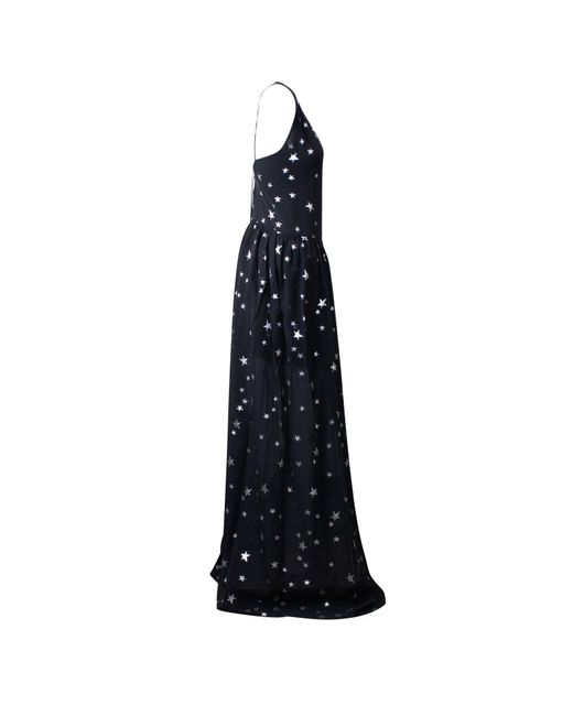 Amiri Black Stars Fil Coupe Halter Dress