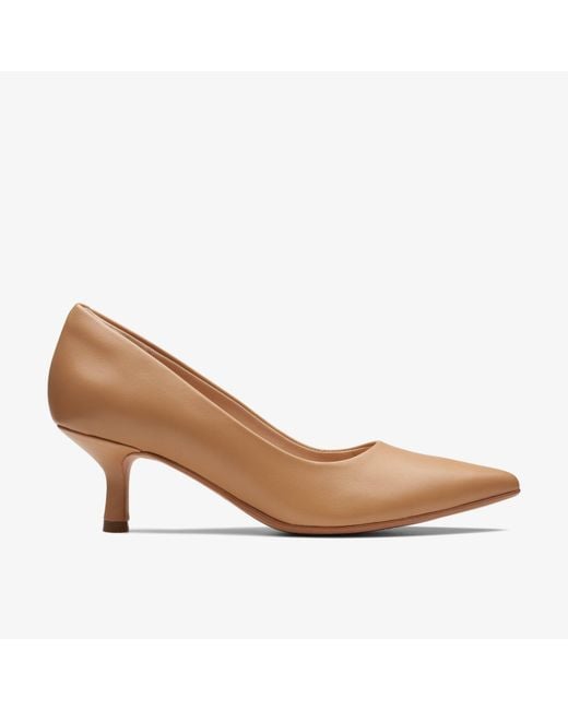 Clarks Brown 55 Rae Camel Leather