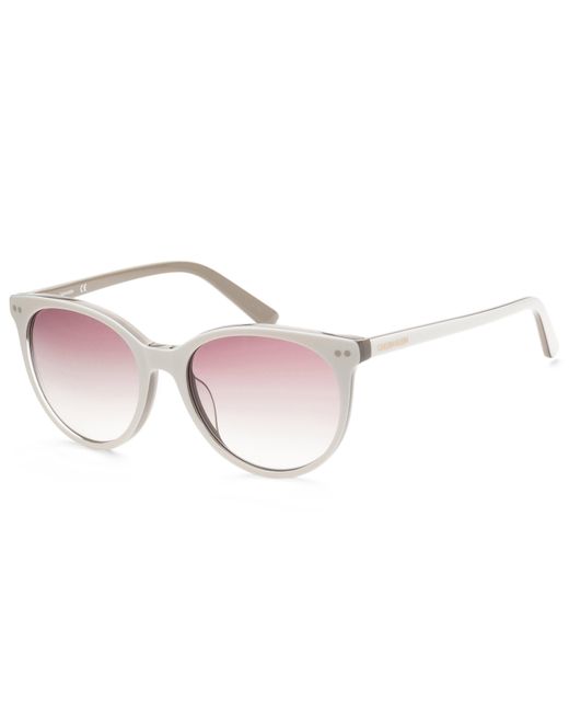 Calvin Klein Pink 55mm Beige Sunglasses Ck18509s-107