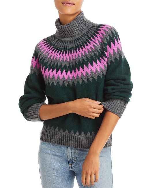 Jumper 1234 Gray Wool Cashmere Turtleneck Sweater