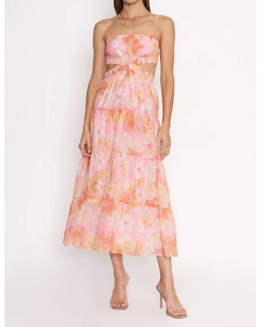 4si3nna Pink Floral Beatrice Dress