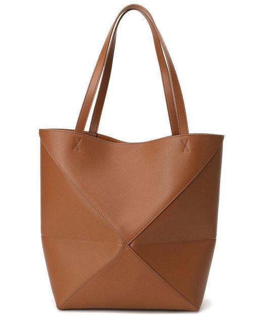Tiffany & Fred Brown Paris Smooth Leather Tote