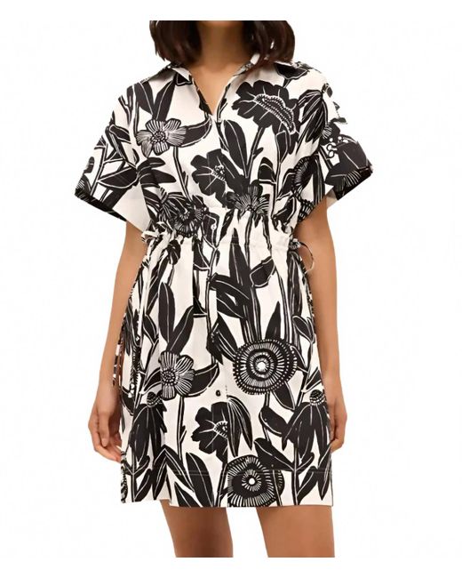 Marie Oliver Black Billie Mini Shirt Dress