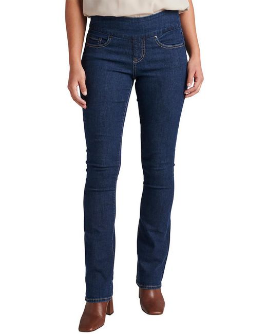 Jag Jeans Blue Paley Dark Wash Pull On Bootcut Jeans
