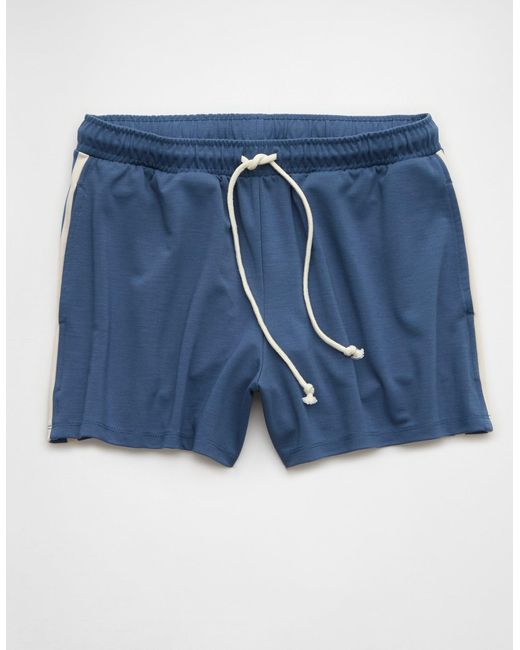 American Eagle Outfitters Blue Ae High-Waisted Sporty Sweat Short