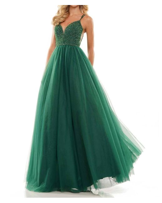 Colors Dress Green Arianna Gown