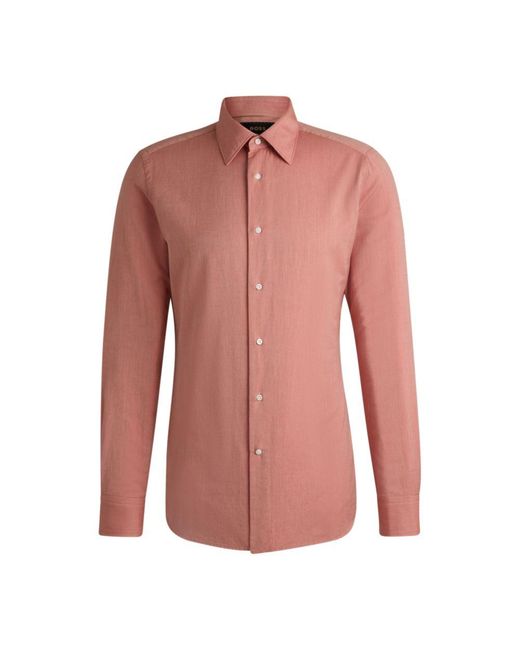 Boss Pink Slim-Fit Shirt for men