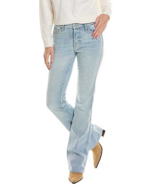 7 For All Mankind Blue Kimmie Bootcut In Coco Prive Clean