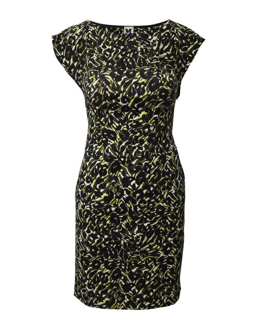 Missoni Black Abstract Print Polyester Sheath Dress