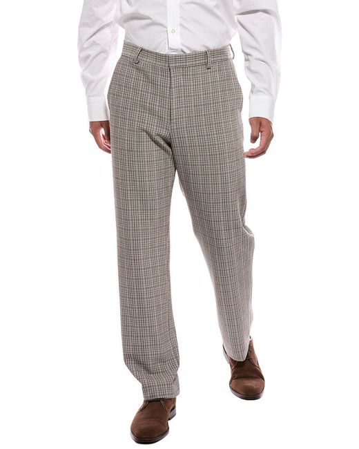 Boss Gray Boss Peter Check Trouser for men