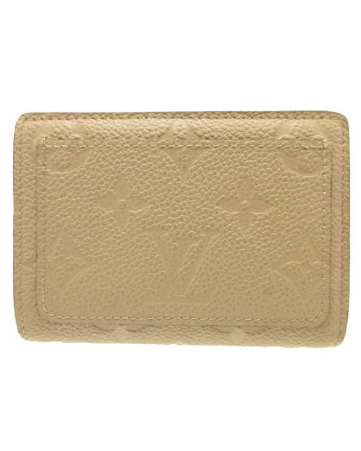Louis Vuitton Natural Cléa Leather Wallet (pre-owned)