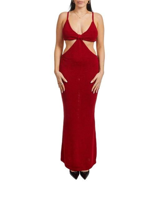 Cult Gaia Red Serita Dress