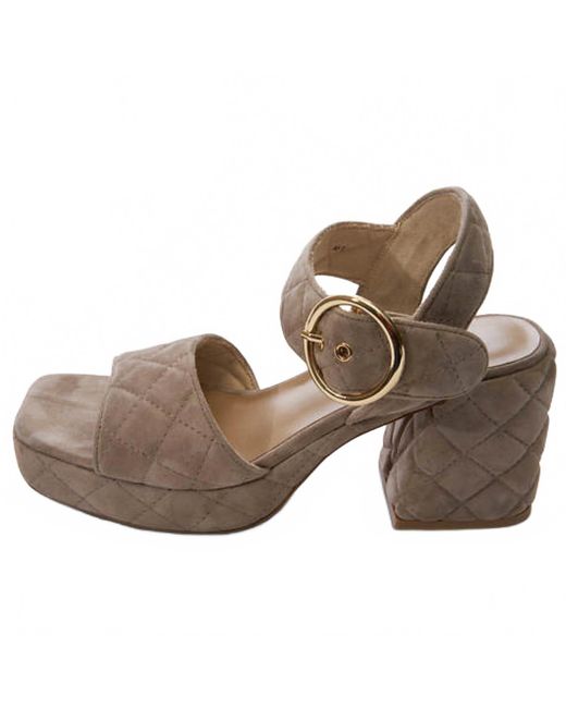Vaneli Brown Moppet Heeled Sandals