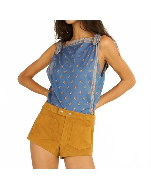 Doen Blue Amalia Top