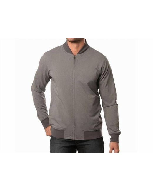 Travis Mathew Gray Asheville Jacket for men