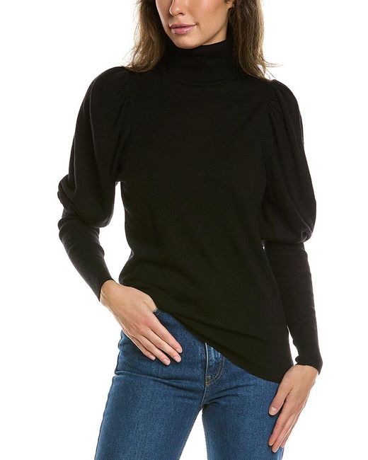 Ted Baker Aidabel Turtleneck Wool-blend Sweater in Black | Lyst