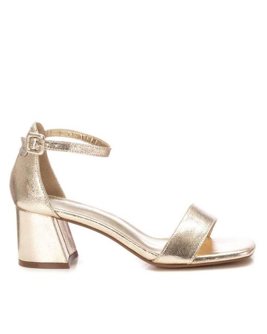 Xti Metallic Heeled Sandals