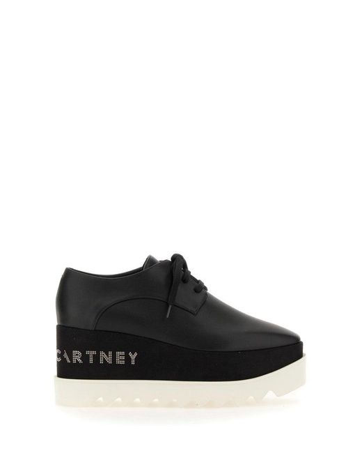 Stella McCartney Black Lace-Up Elyse