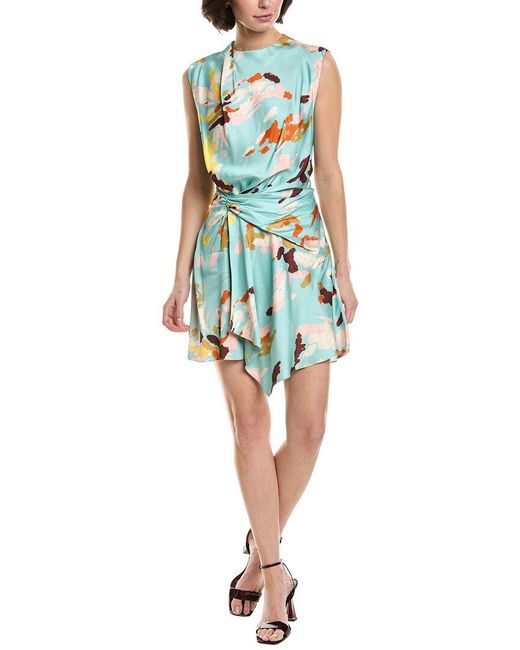 A.L.C. Women's Blue Dion Mini Dress - benaras.co A.L.C. Women's Blue Dion Mini Dress - benaras.co