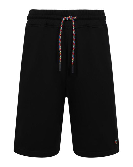 Marcelo Burlon Black Colorful Cross Shorts for men
