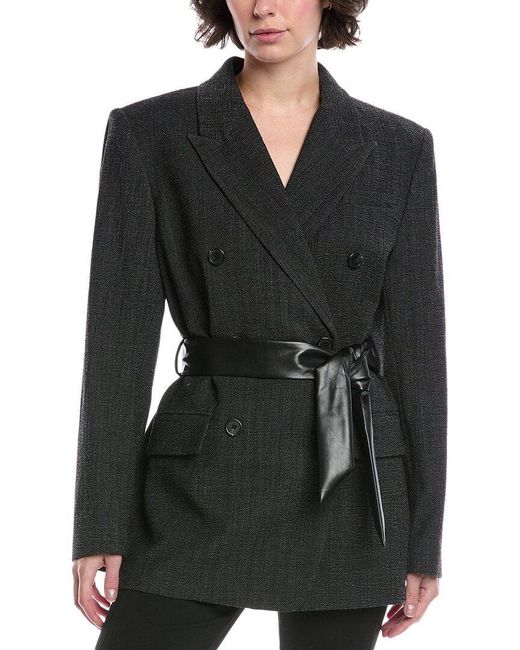 Rag & Bone Black Virginia Wool-Blend Blazer