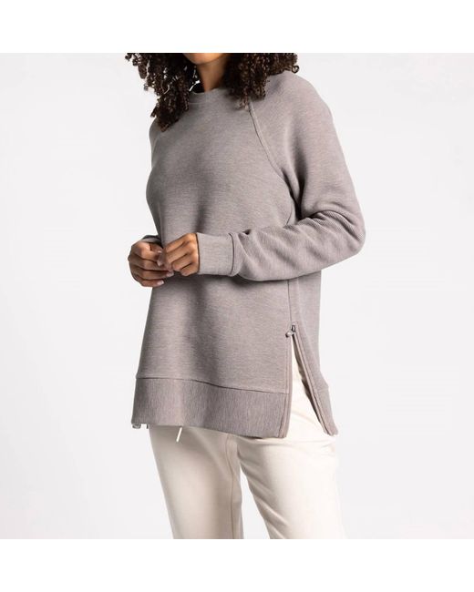 Thread & Supply Gray maggie Top