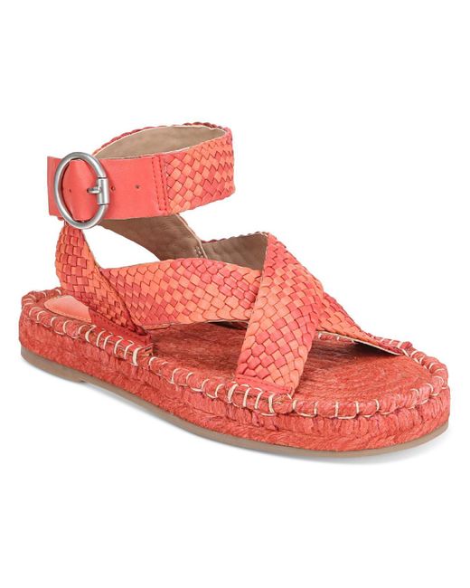 Sam Edelman Pink Dakota Leather Sandals Ankle Strap