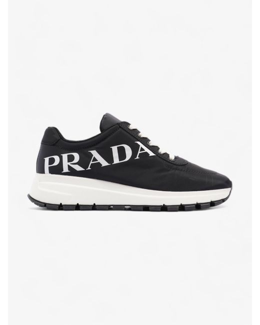 Prada Black Low Top Sneaker /re Nylon