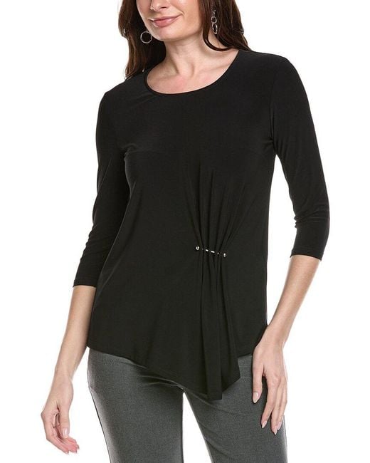Joseph Ribkoff Black Solid Top