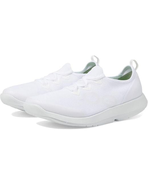 OOFOS White Oomg Sport Ls Sneakers .5 Low Top Walking Shoes Zpo1081 for men