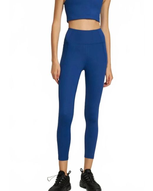 GIRLFRIEND COLLECTIVE Blue High Rise Compressive Legging