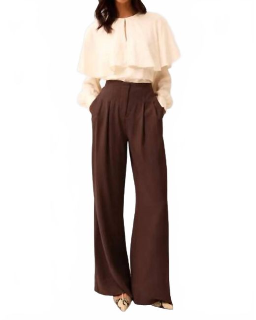 Marie Oliver Brown Macbee Pants