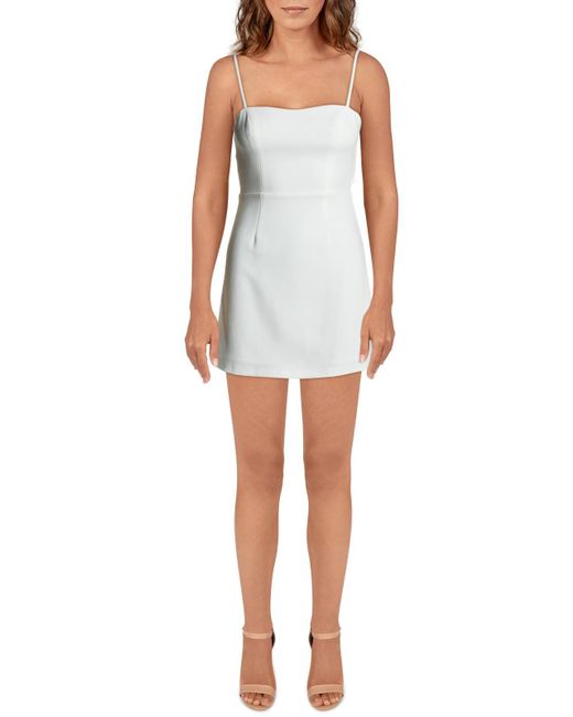 French Connection White Sleeveless Short Mini Dress