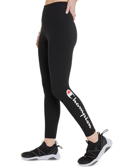 Champion Black Fitness Activewear Athletic leggings