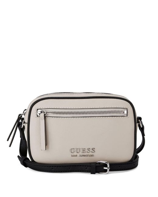 Guess Factory Rowan Mini Crossbody in Gray Lyst