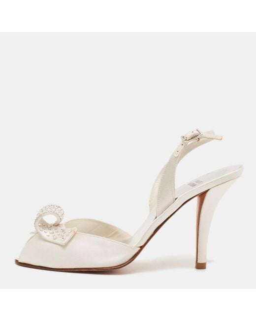Stuart Weitzman Natural Crystal Embellished