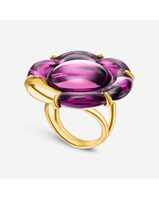 Baccarat Pink 18k Plated On Sterling Silver
