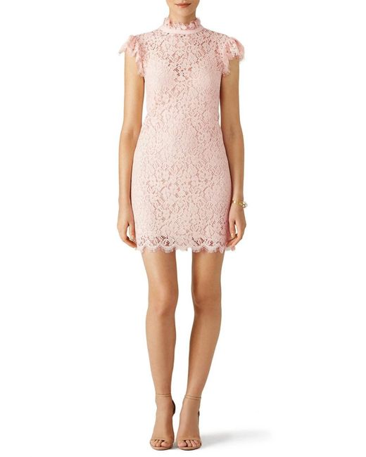 Rachel Zoe Pink Kara Lace Dress