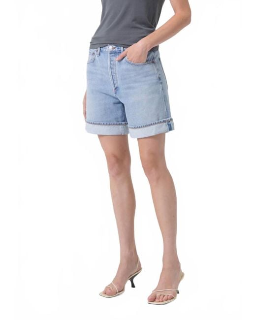 Agolde Blue Dame Short