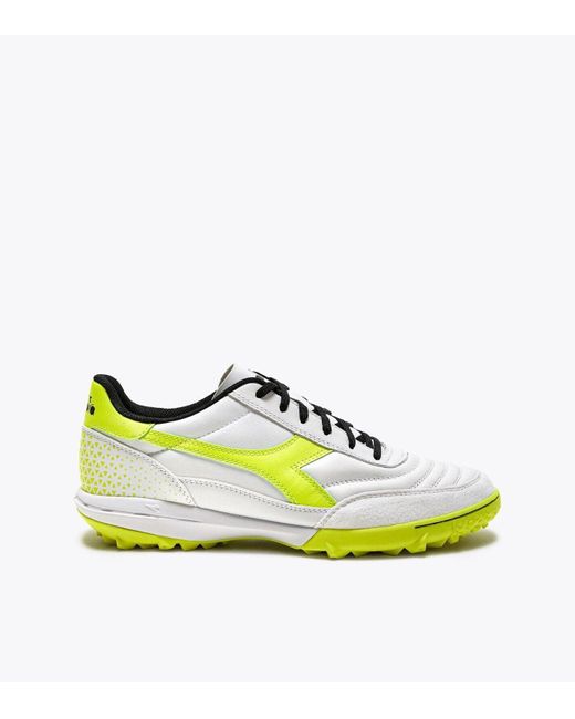 Diadora Yellow Calcetto Gr 101.18057101 C3675 Soccer Shoes Tf1651 for men