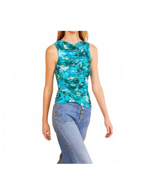 Ulla Johnson Blue Medea Top