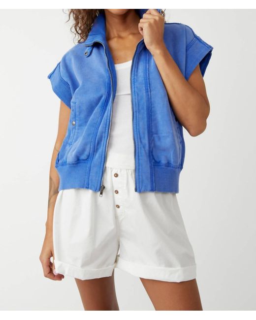 Free People Blue Tolly Vest