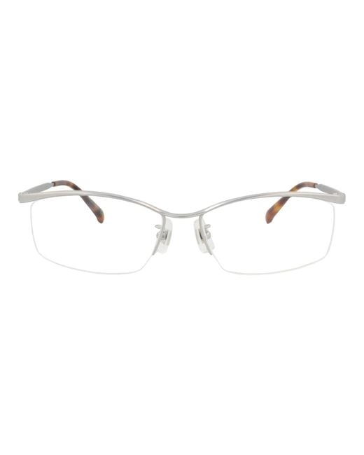 Dunhill Metallic Square-Frame Titanium Optical Frames for men