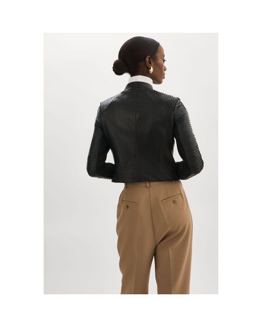 Lamarque Black Azra Leather Jacket