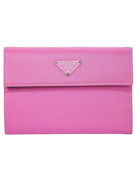 Prada Pink Synthetic Wallet (pre-owned)