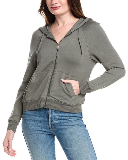 Splendid Gray Supersoft Zip Hoodie