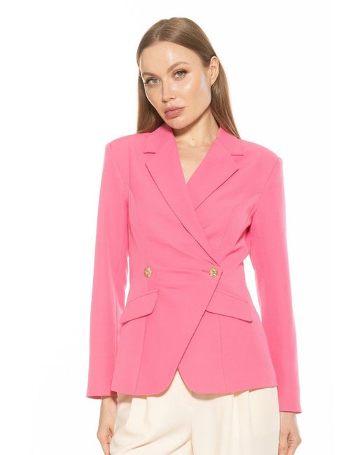 Alexia Admor Pink Tansy Blazer