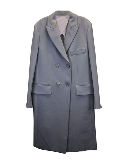 Joseph Gray Tailored Double-breasted Long Coat